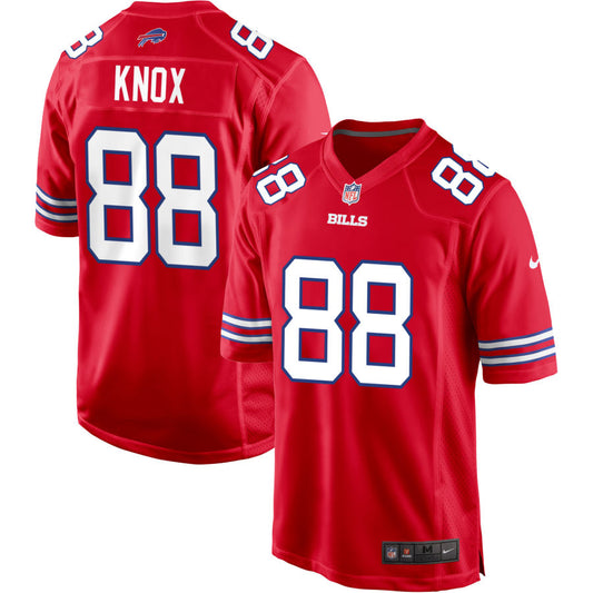 Dawson Knox Buffalo Bills Nike Alternate Game Jersey - Red