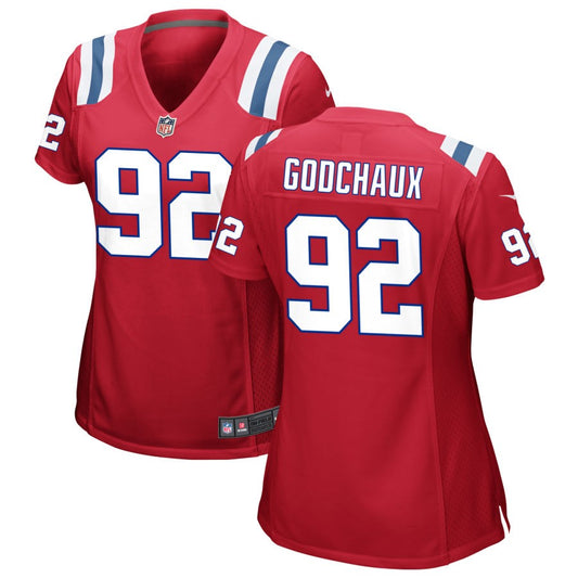 Davon Godchaux New England Patriots Nike Women's Alternate Jersey - Red