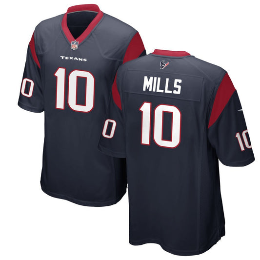 Davis Mills Houston Texans Nike Game Jersey - Navy