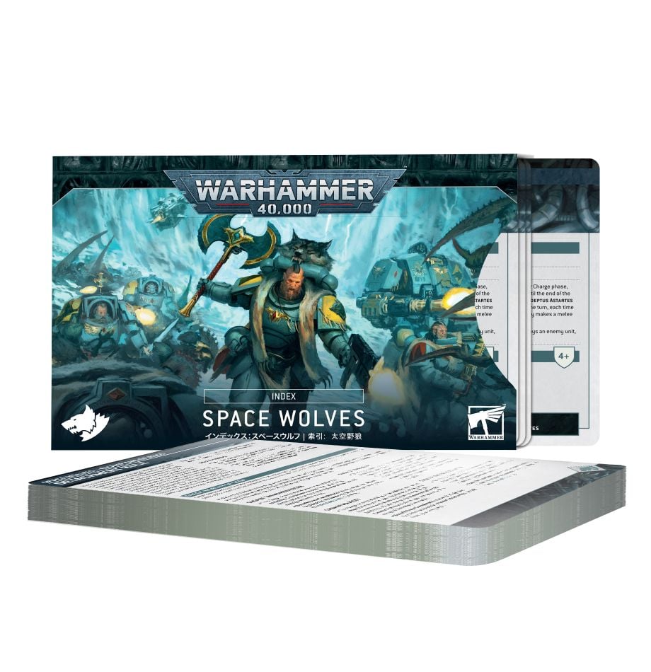 Warhammer 40,000: Index Cards - Space Wolves
