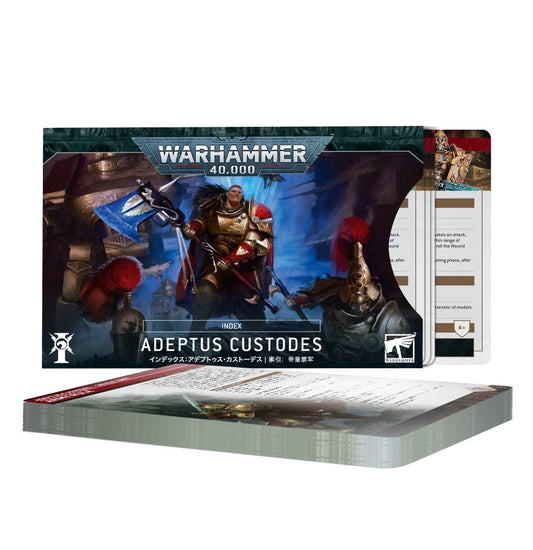 Warhammer 40,000: Index Cards - Adeptus Custodes