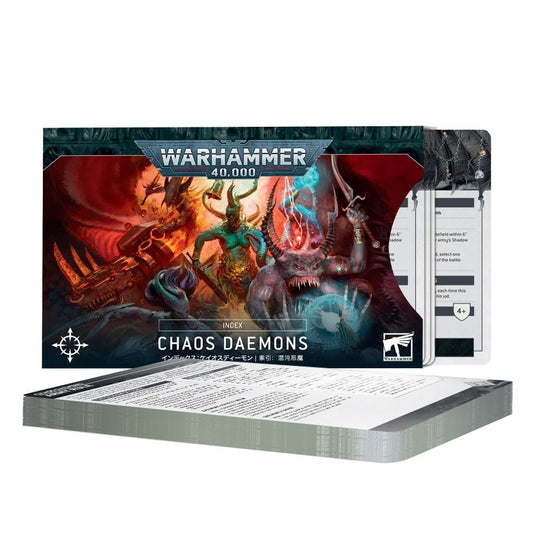 Warhammer 40,000: Index Cards - Chaos Daemons