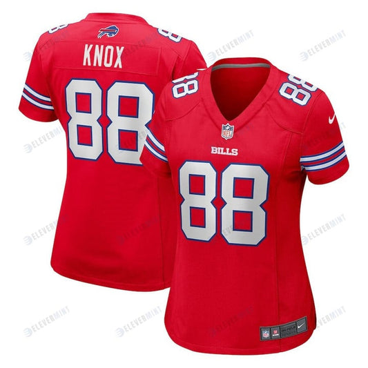 Dawson Knox 88 Buffalo Bills Women's Alternate Game Jersey - Red