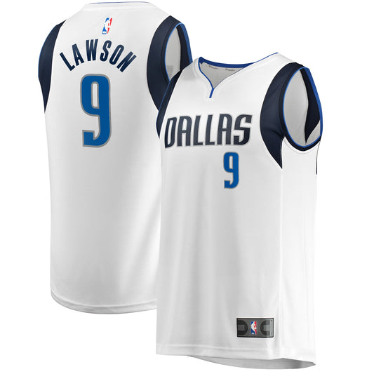 A.J. Lawson Dallas Mavericks Fanatics Branded Fast Break Player Jersey - Association Edition - White