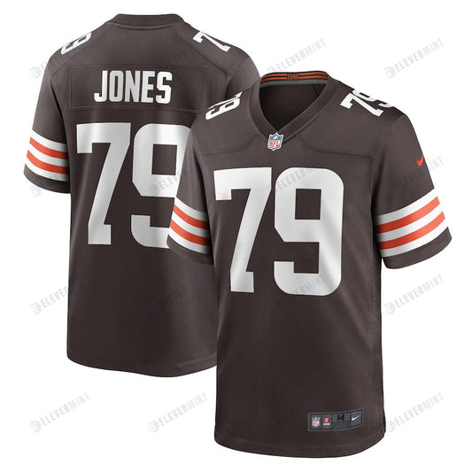 Dawand Jones 79 Cleveland Browns Men's Team Game Jersey - Brown