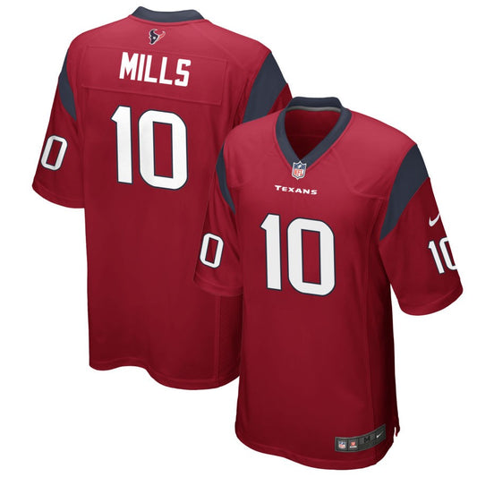 Davis Mills Houston Texans Nike Alternate Game Jersey - Red