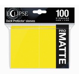 Ultra Pro Sleeves Eclipse Matte Lemon Yellow 100-Count