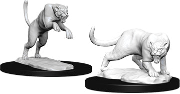Dungeons & Dragons Nolzur`s Marvelous Unpainted Miniatures: W6 Panther & Leopard