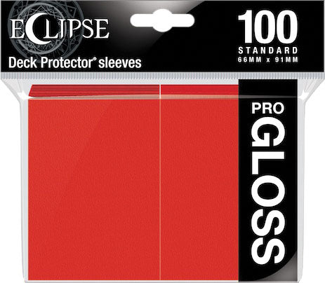 Eclipse Gloss Standard Sleeves: - Apple Red (100)