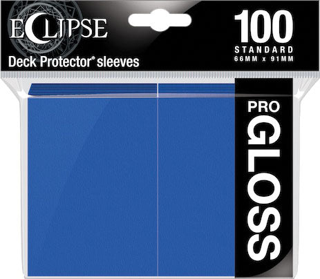 Eclipse Gloss Standard Sleeves: Pacific Blue (100)
