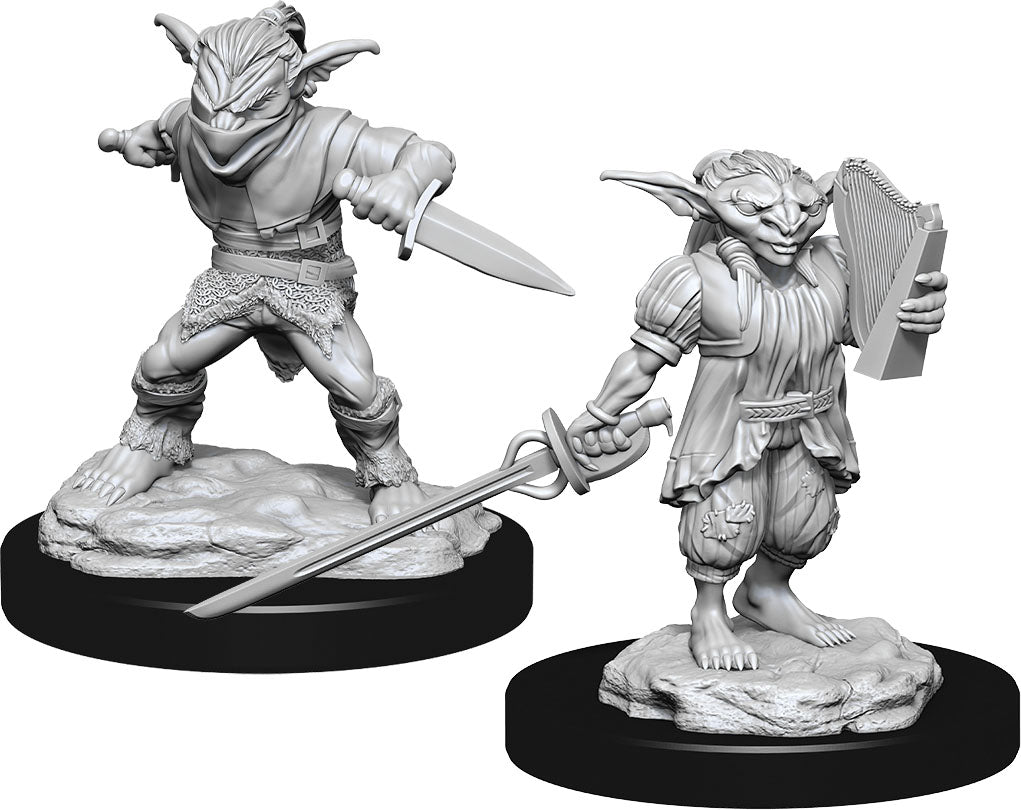 Dungeons & Dragons Nolzur`s Marvelous Unpainted Miniatures: W15 Male Goblin Rogue & Female Goblin Bard