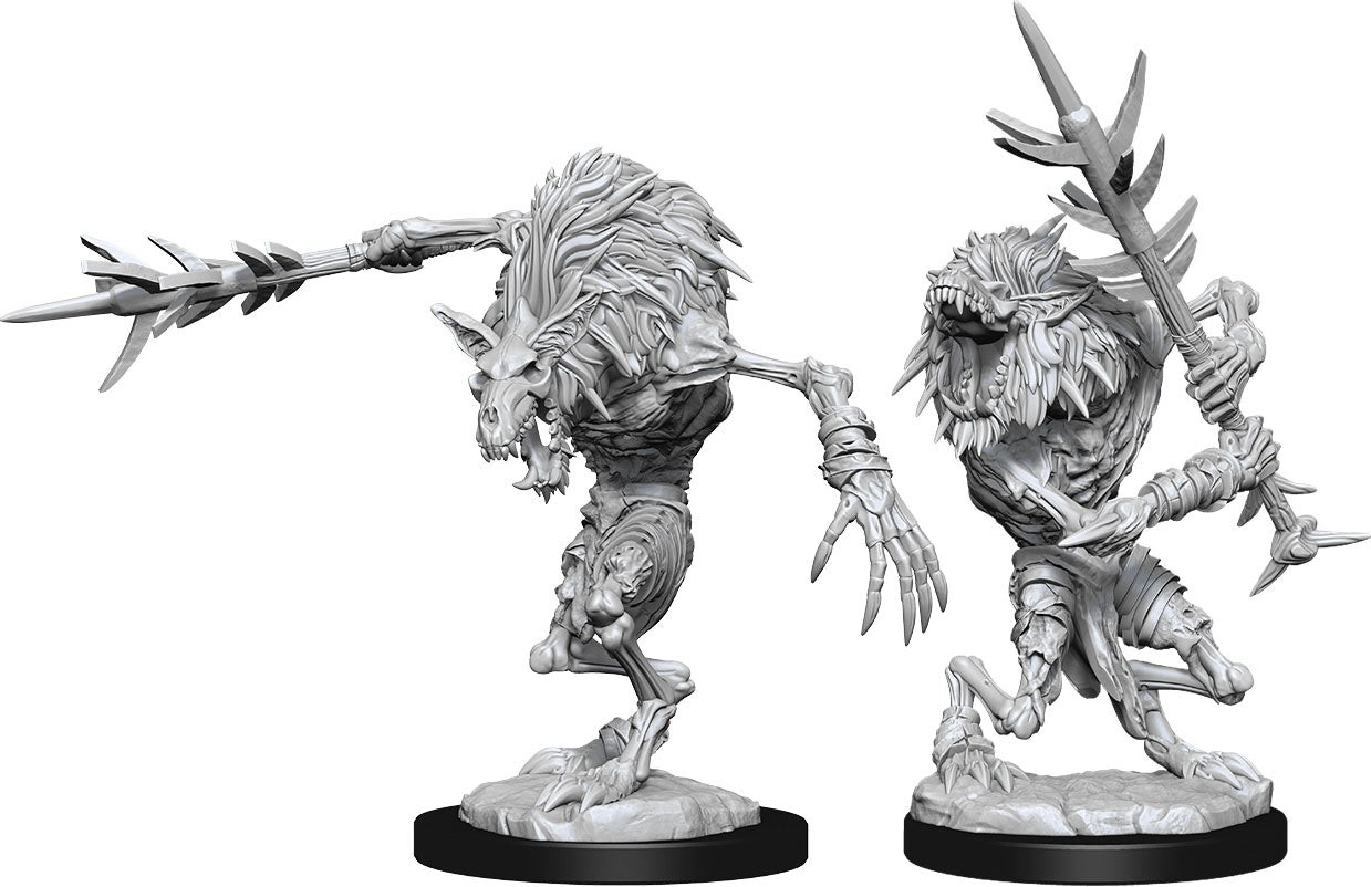 Dungeons & Dragons Nolzur`s Marvelous Unpainted Miniatures: W15 Gnoll Witherlings