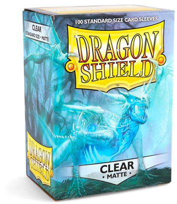 Dragon Shield 100ct Box Deck Protector Matte Clear