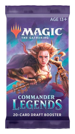 Magic: The Gathering Commander Legends Draft Booster | 20 Magic Cards