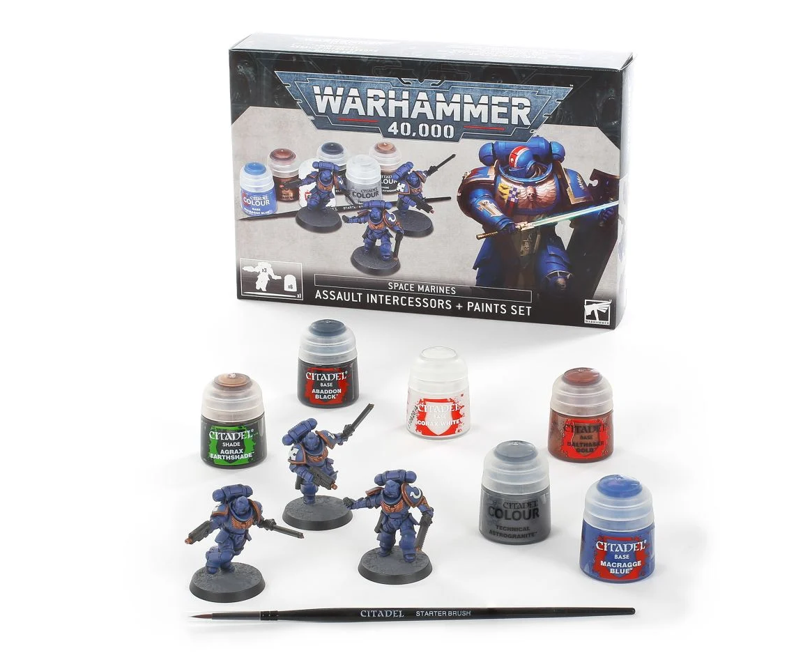 Warhammer 40K: Space Marines + Paint Set