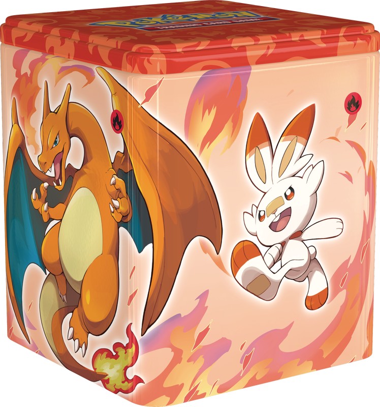Pokemon TCG: Fighting, Fire, and Darkness Stacking Tin