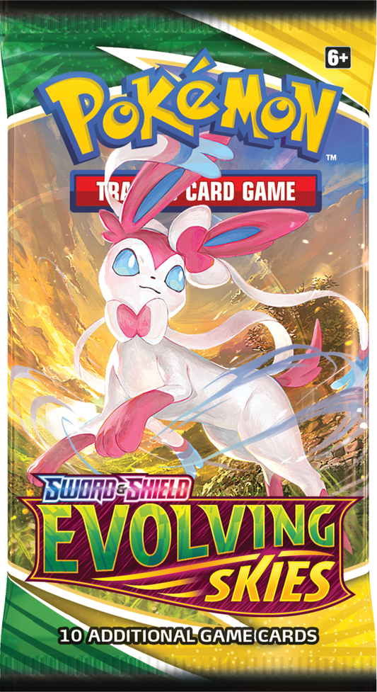 Products Pokemon TCG: Sword & Shield - Evolving Skies Booster Pack (10-Card)