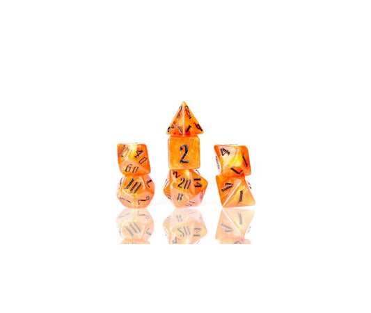 RPG Dice Set (7): Fire Nebula