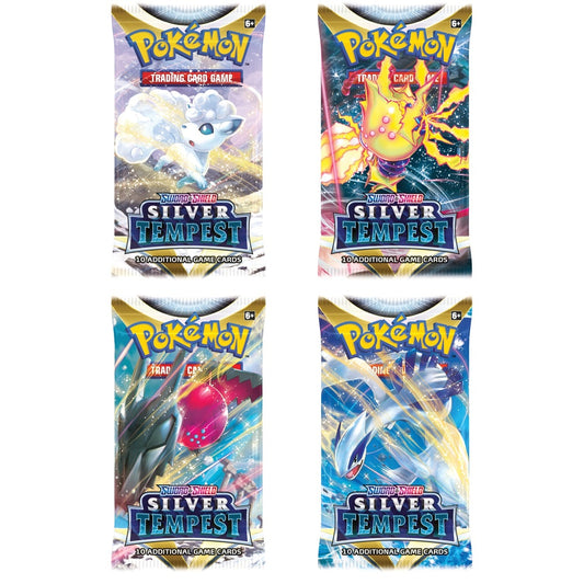 Pokemon Sword and Shield Silver Tempest Boosters