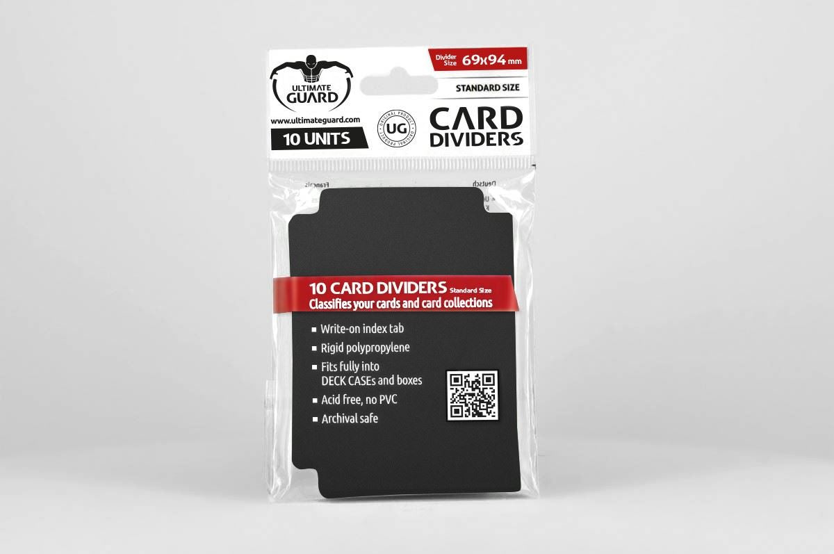 Ultimate Guard Card Dividers Standard Size - Black
