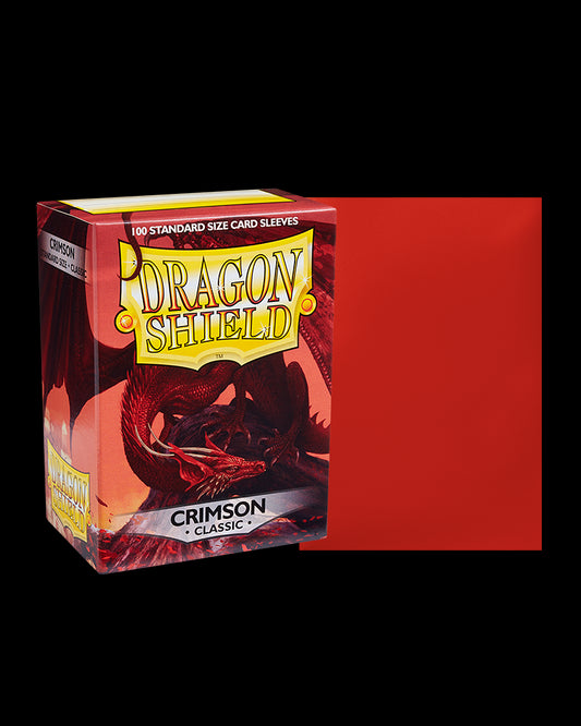 Dragon Shields: (100) Classic Crimson