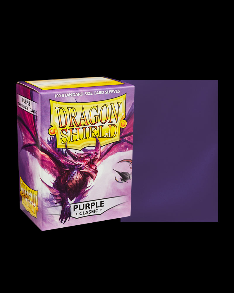 Dragon Shields: (100) Classic Purple