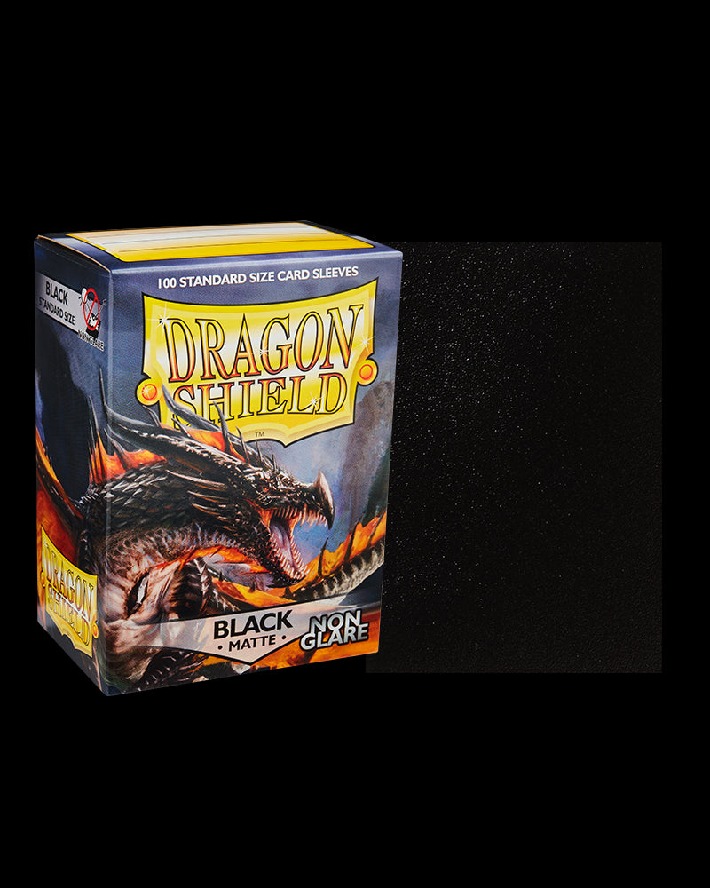 Dragon Shields: (100) Non Glare Matte Black