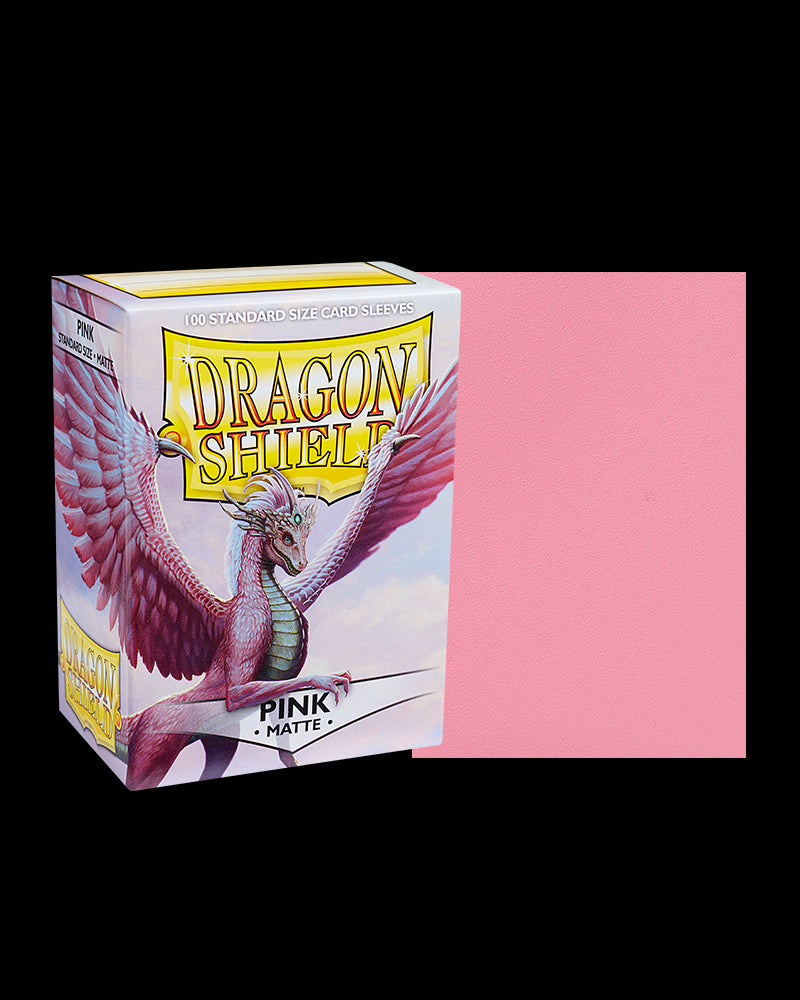 Dragon Shields: (100) Matte Pink