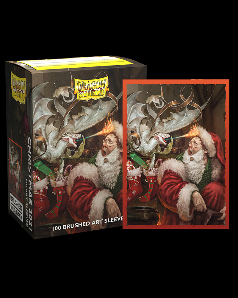 Dragon Shields: (100) Brushed Art - Christmas 2021