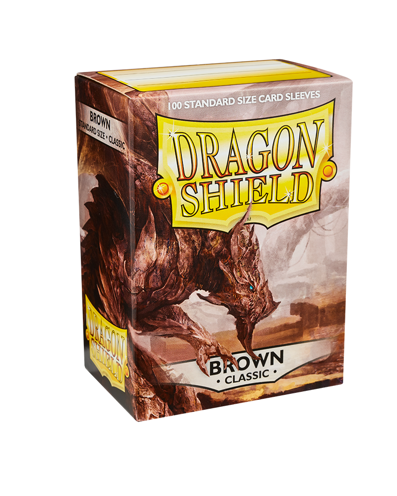Dragon Shield: (100) Brown
