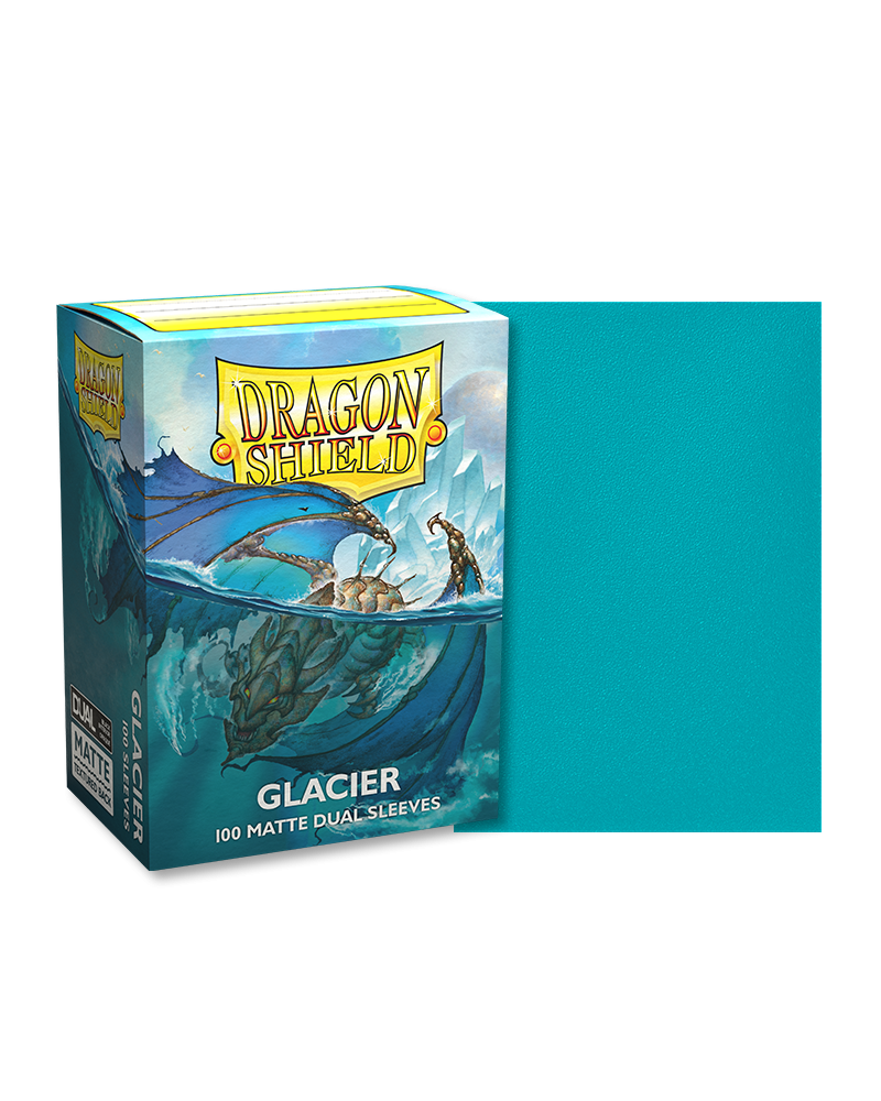Dragon Shield: (100) Dual Matte Glacier Sleeves