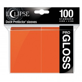 Ultra Pro Sleeves Eclipse Gloss Pumpkin Orange 100 Count