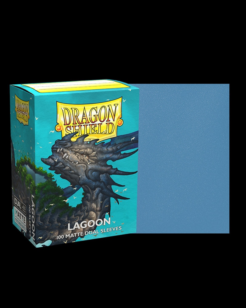 Dragon Shields: (100) Dual Matte Lagoon