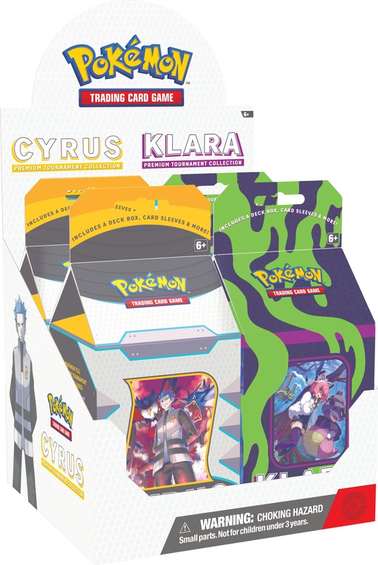 Pokemon Cyrus or Klara Premium Tournament Collection Display